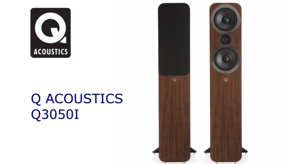 Q ACOUSTICS 3050 Coppia diffusori a 2 vie da pavimento noce ex-demo