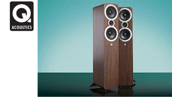 Q ACOUSTICS 3050 Coppia diffusori a 2 vie da pavimento noce ex-demo - immagine 2