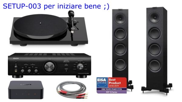 SETUP-003: Proposta di un sistema hi-fi completo per iniziare bene